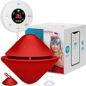 BCONE® Pool Alarm by Lifebuoy® | ASTM F2208 Certified | Floating Safety Device with App Alerts + Alexa Voice Control | 2.4GHz Wi-Fi | for Inground & Above-Ground Pools